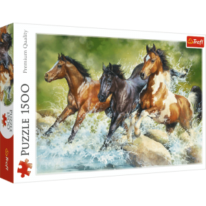 Puzzle Trefl 1500el Trzy Dzikie Konie